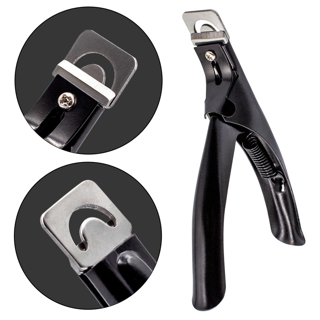 Pro Nail Clipper, For French, False & Acrylic Nails/Tips, 3 Way Shaping - Vixi