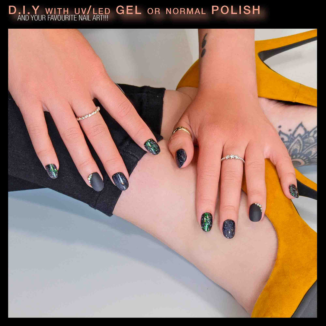 OVAL SHORT OPAQUE NAILS